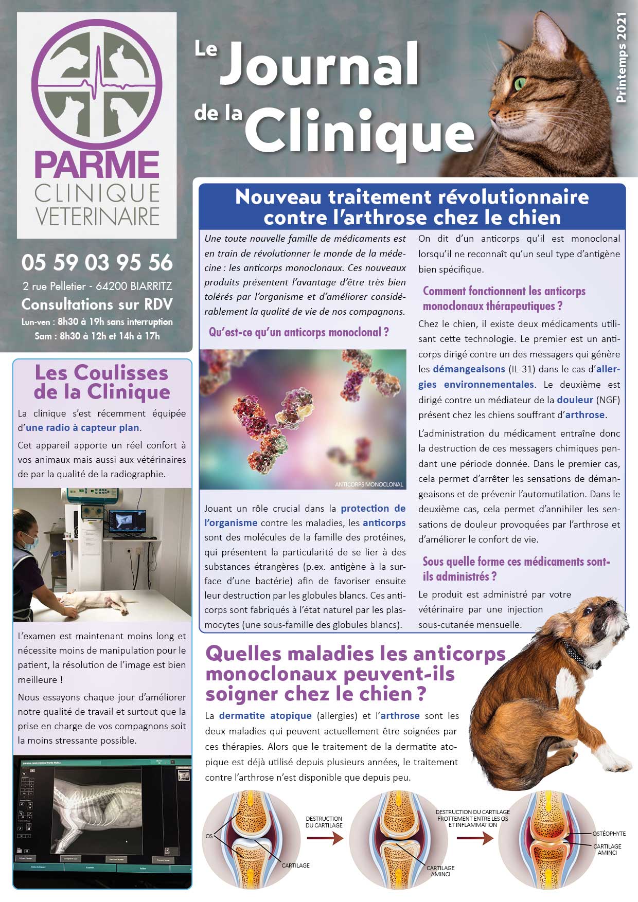 Journal de la Clinique - Printemps 2021 page 1