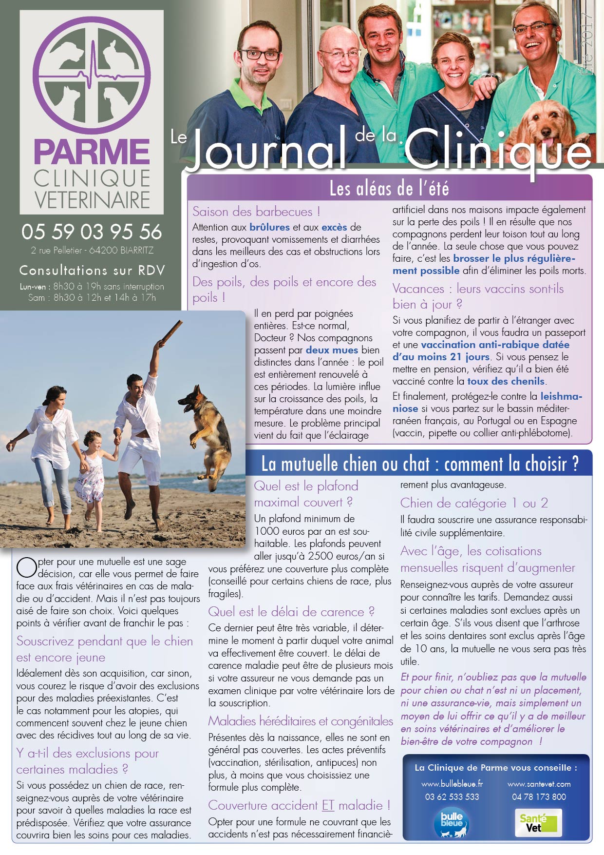 Journal de la Clinique - Été 2017 page 1